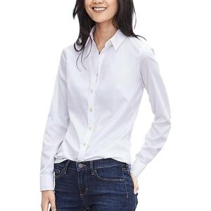 Banana Republic White Buttom Down